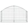 Arched Gabion Basket Galvanised Iron – 100x30x40/60 cm