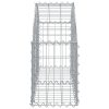 Arched Gabion Basket Galvanised Iron – 100x30x40/60 cm