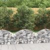 Arched Gabion Basket Galvanised Iron – 100x30x40/60 cm