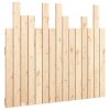 Wall Headboard Solid Wood Pine – 95.5x3x80 cm, Brown