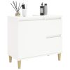 Bathroom Cabinet 65x33x60 cm Engineered Wood – White