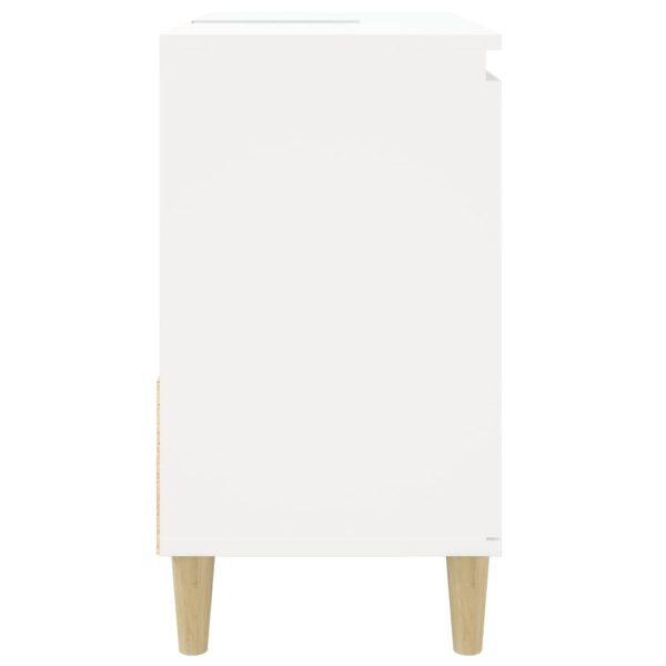 Bathroom Cabinet 65x33x60 cm Engineered Wood – White