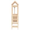 Playhouse with Climbing Wall Solid Wood – Solid Pinewood