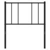 Metal Headboard – 90 cm, Black