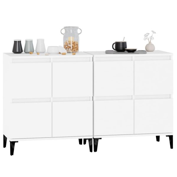 Sideboards 60x35x70 cm Engineered Wood – White, 2