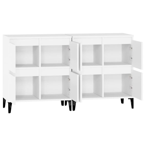 Sideboards 60x35x70 cm Engineered Wood – White, 2