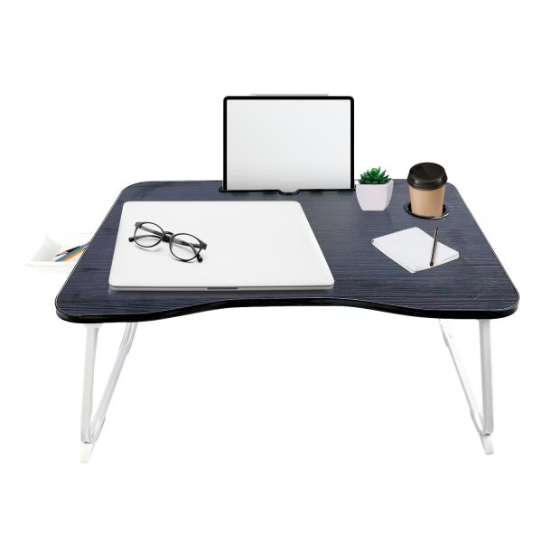 Extra Large Multifunctional Portable Bed Tray Laptop Desk (Black) EK-BT-101-OEJ