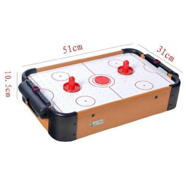 Tabletop Air Hockey Game Table (White)