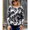 Azura Exchange U Neck Long Sleeve Top – 2XL