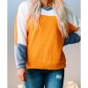 Azura Exchange Colorblock Dolman Sleeves Pullover Top – L