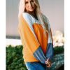 Azura Exchange Colorblock Dolman Sleeves Pullover Top – L