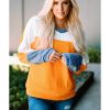 Azura Exchange Colorblock Dolman Sleeves Pullover Top – L