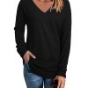 Azura Exchange V Neck Long Sleeve Knit Top – S