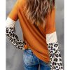 Azura Exchange Patchwork Sequin Long Sleeve Top – 2XL