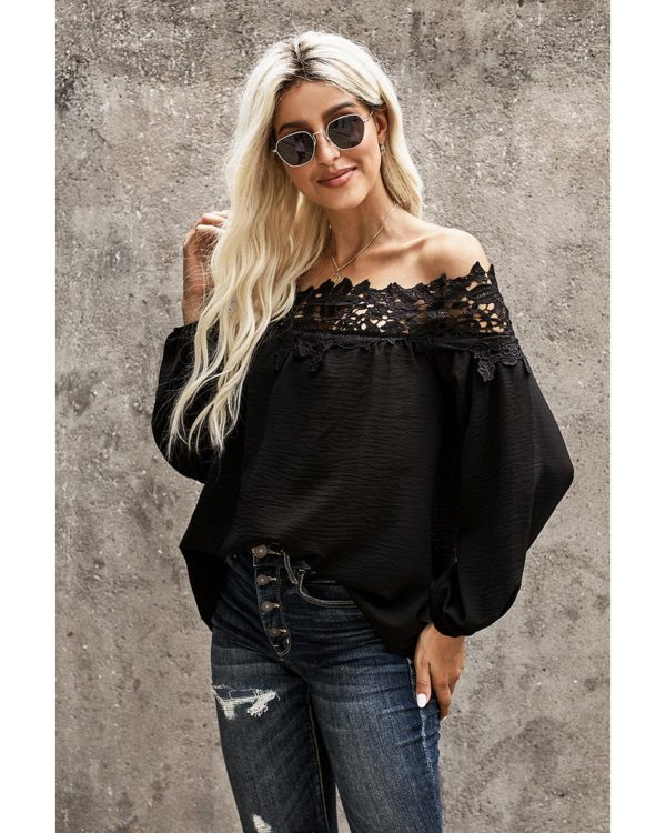 Azura Exchange Lace Off The Shoulder Top – 2XL