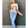 Azura Exchange Ribbed Knit Top with Pocket – 2XL