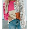 Azura Exchange Patchwork Ribbed Long Sleeve Top – L