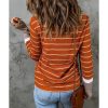 Azura Exchange Color Block Rib Knit Striped Pullover – 2XL