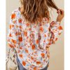 Azura Exchange Floral Print Dolman Blouse – L