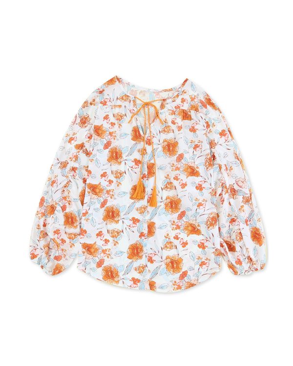 Azura Exchange Floral Print Dolman Blouse – L