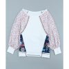 Azura Exchange Patchwork Floral Print Long Sleeve Top – M