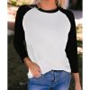 Azura Exchange Raglan Sleeve Pullover Top – M