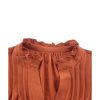 Azura Exchange Pleated V Neck Blouse – L