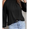 Azura Exchange Bishop Sleeve Blouse – L