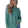 Azura Exchange Waffle Knit Loose Top – L