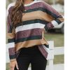 Azura Exchange Colorful Stripe Tunic Top – L