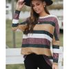 Azura Exchange Colorful Stripe Tunic Top – L