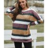 Azura Exchange Colorful Stripe Tunic Top – L