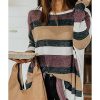 Azura Exchange Colorful Stripe Tunic Top – L