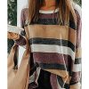 Azura Exchange Colorful Stripe Tunic Top – L