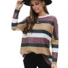 Azura Exchange Colorful Stripe Tunic Top – L