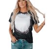 Azura Exchange Tie-dyed Round Neck Short Sleeve T-shirt – L