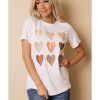 Azura Exchange Kind Heart Print T-shirt – L