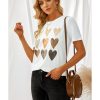 Azura Exchange Kind Heart Print T-shirt – L