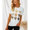 Azura Exchange Kind Heart Print T-shirt – L