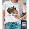 Azura Exchange Pumpkin Print Graphic T-Shirt for Fall – L