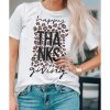 Azura Exchange Leopard Print Graphic T-Shirt – L