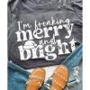 Azura Exchange Freaking Merry And Bright Graphic T-Shirt – 2XL