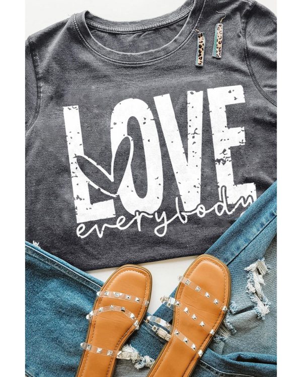 Azura Exchange LOVE everybody Graphic T-shirt – 2XL