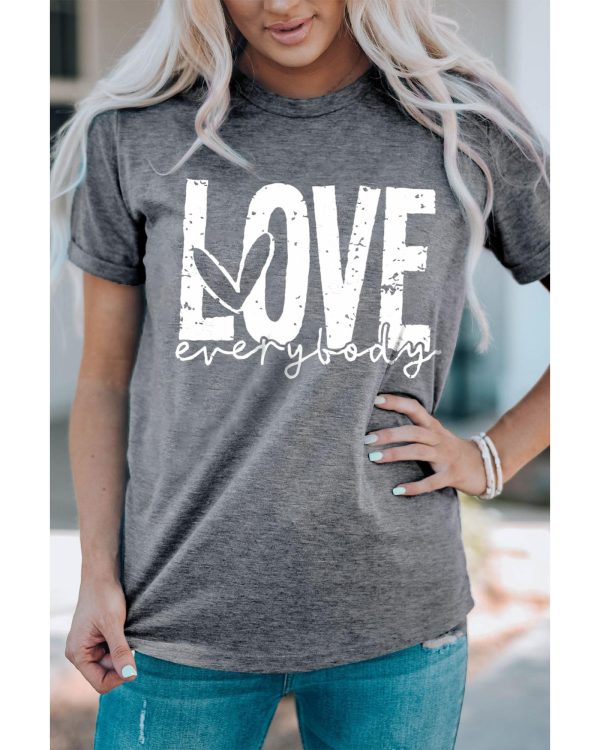 Azura Exchange LOVE everybody Graphic T-shirt – 2XL