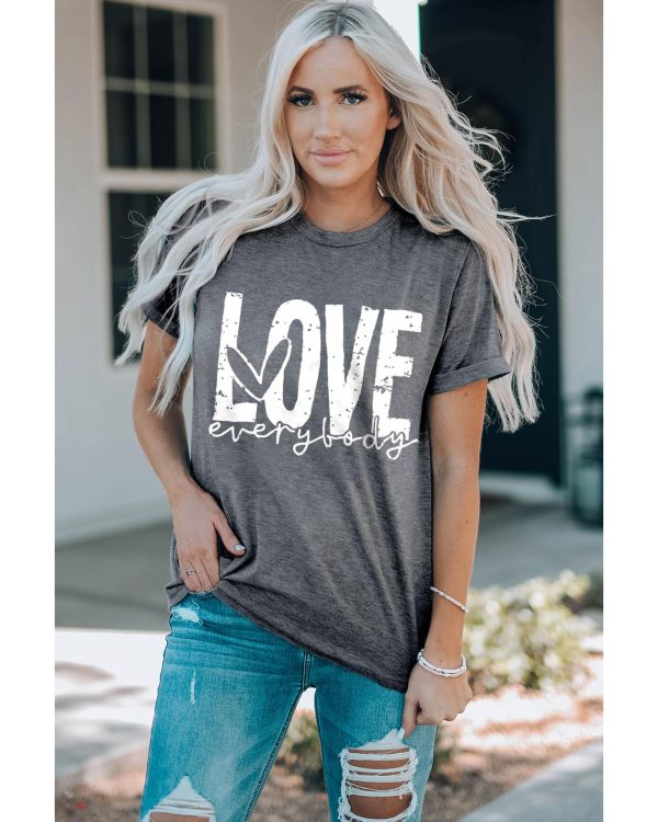 Azura Exchange LOVE everybody Graphic T-shirt – 2XL