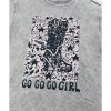 Azura Exchange Girls Cowboy Boots Graphic Tee – L