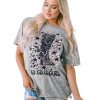 Azura Exchange Girls Cowboy Boots Graphic Tee – L