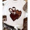 Azura Exchange Heart Print T-shirt – L