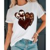 Azura Exchange Heart Print T-shirt – L