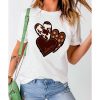 Azura Exchange Heart Print T-shirt – L